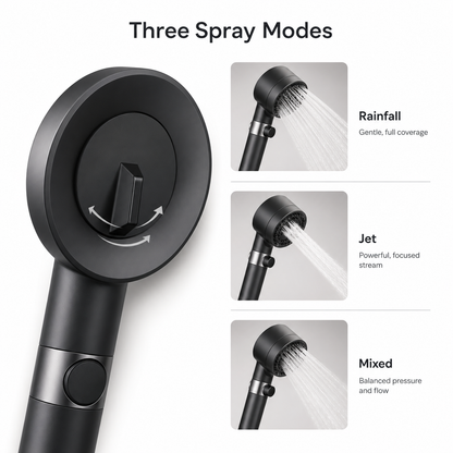 Pluviano™ Spa Shower — Salon-Quality Water in Every Drop