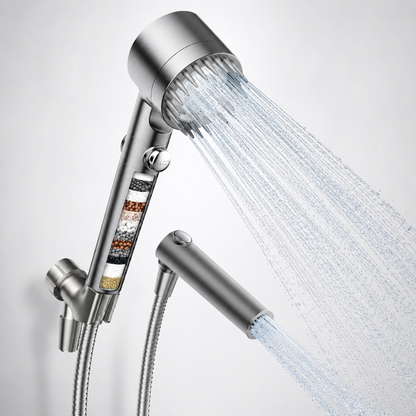 Pluviano™ Spa Shower — Salon-Quality Water in Every Drop